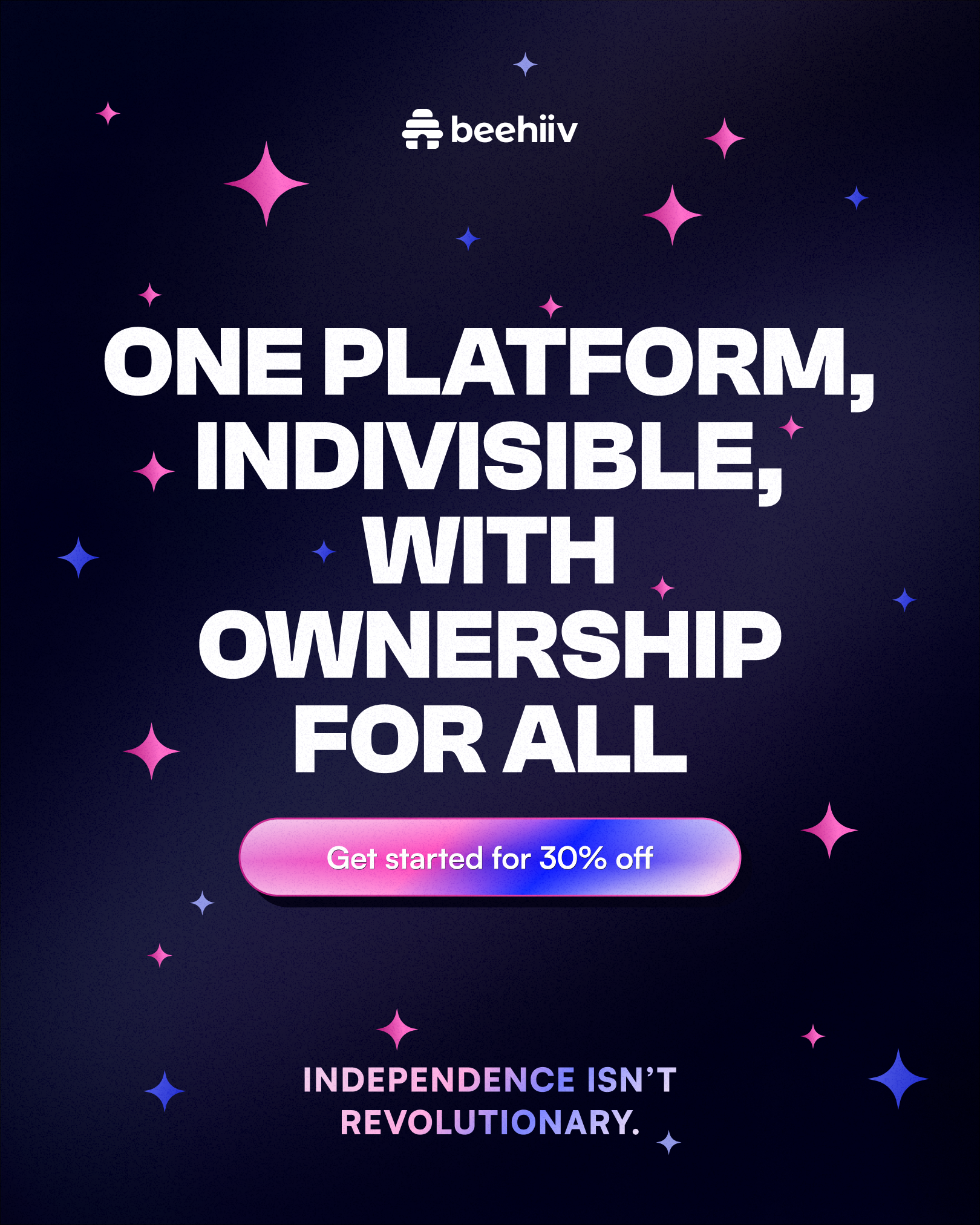 beehiiv Facebook ad