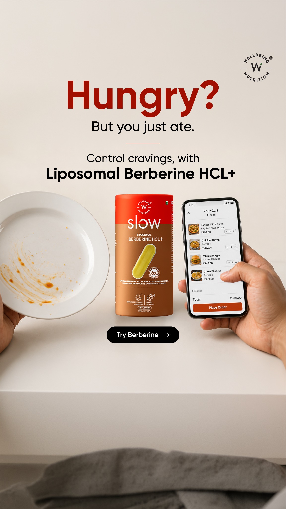 Wellbeing Nutrition Facebook ad