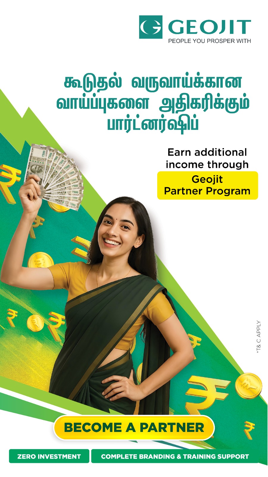 Geojit Facebook ad