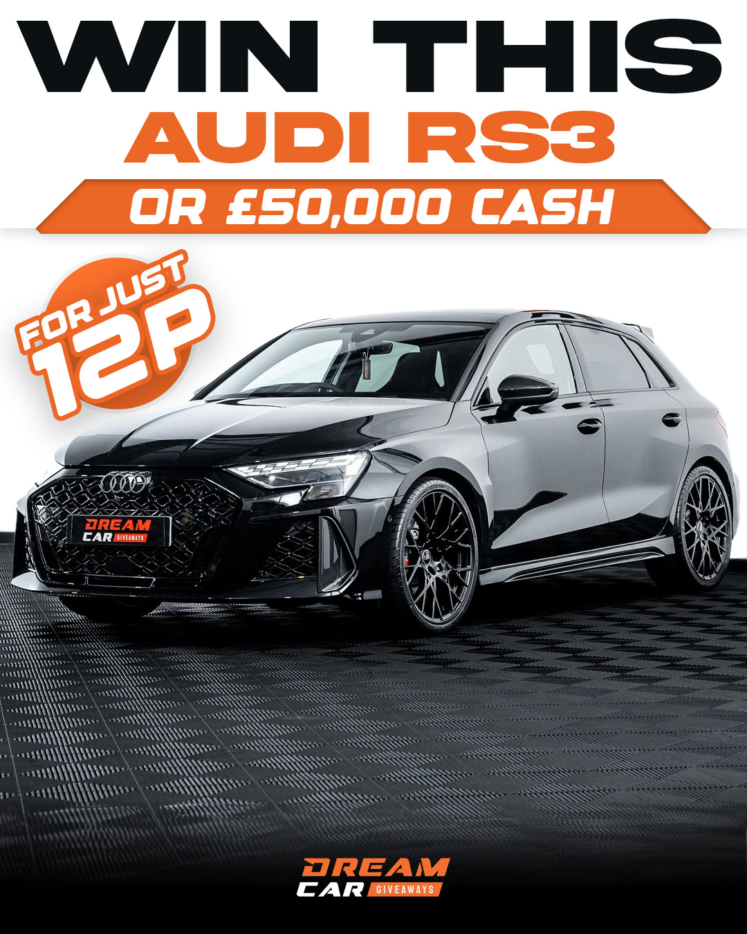 Dream Car Giveaways Facebook ad