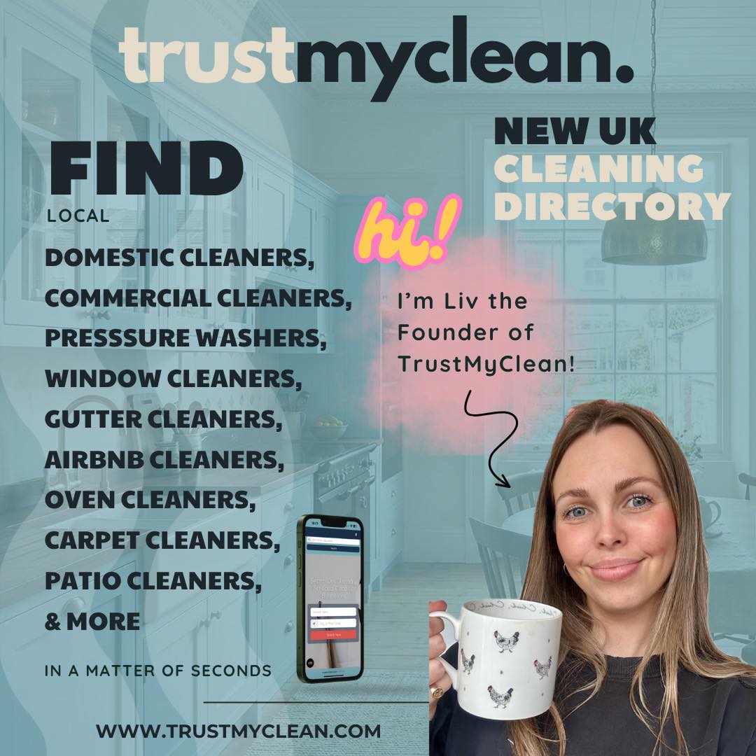 Trust My Clean - Cleaning Directory Facebook ad: Hello! I’m Liv and I run the new…