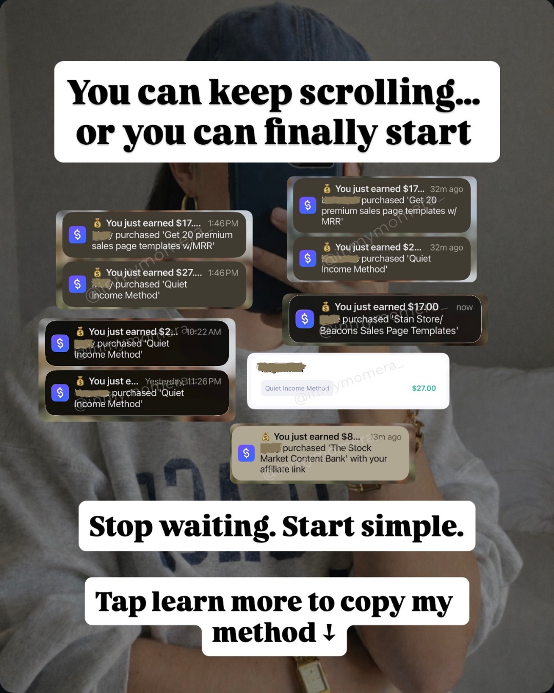 Inmymomera Facebook ad: You saw this already. and didn't start!