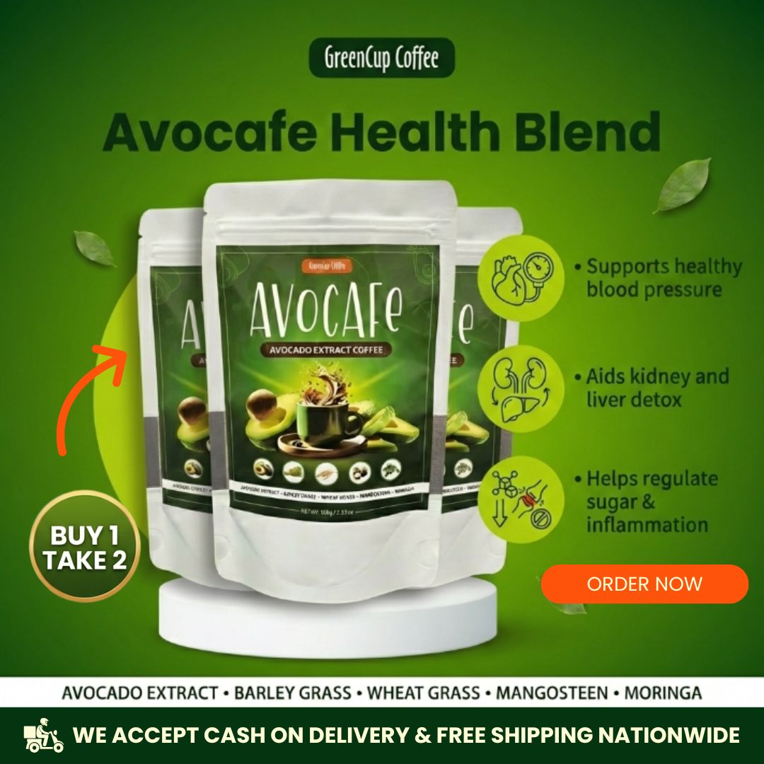 Avocafe Wellness Brew Facebook ad: Chat in Messenger