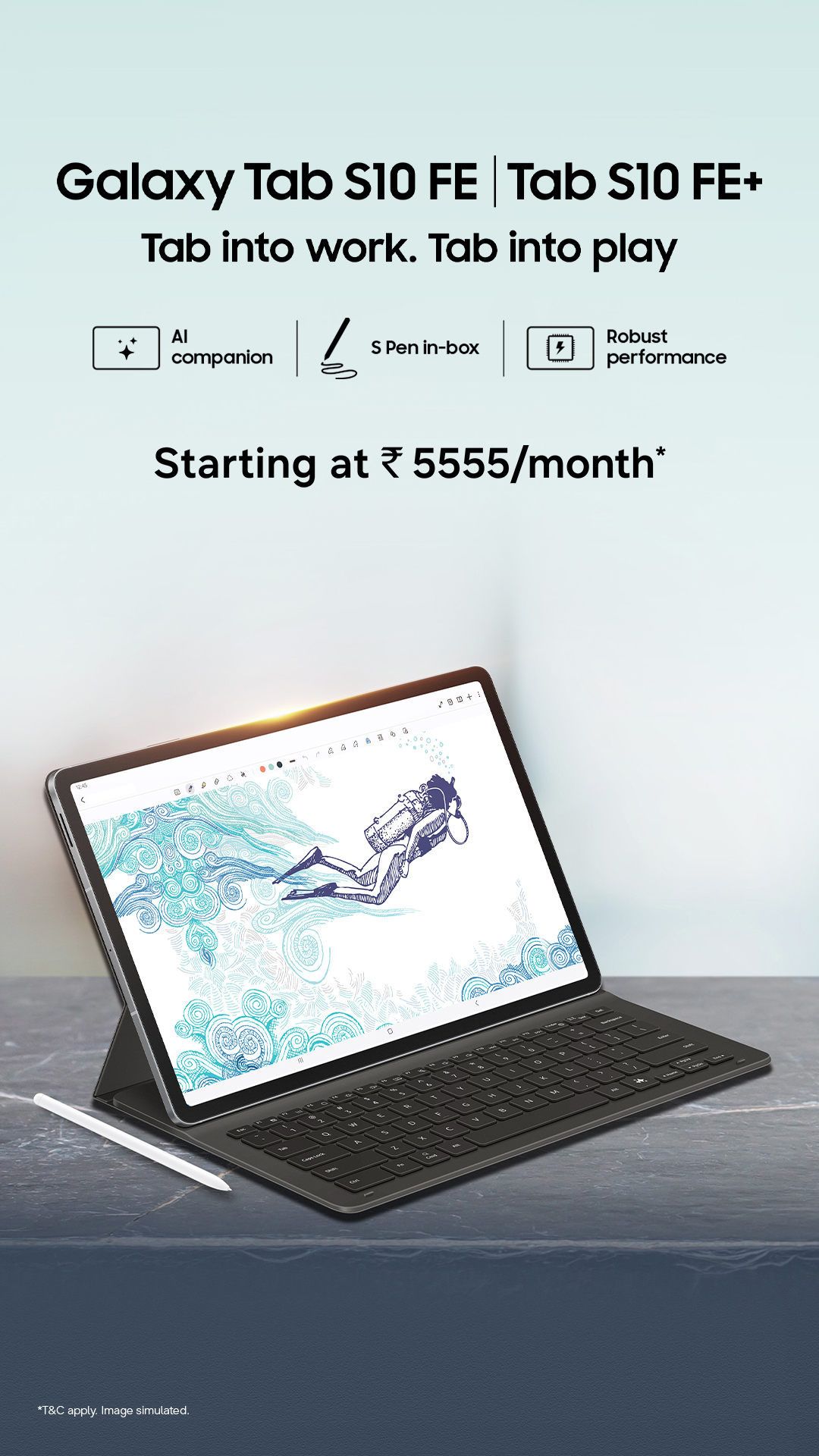 Samsung Facebook ad