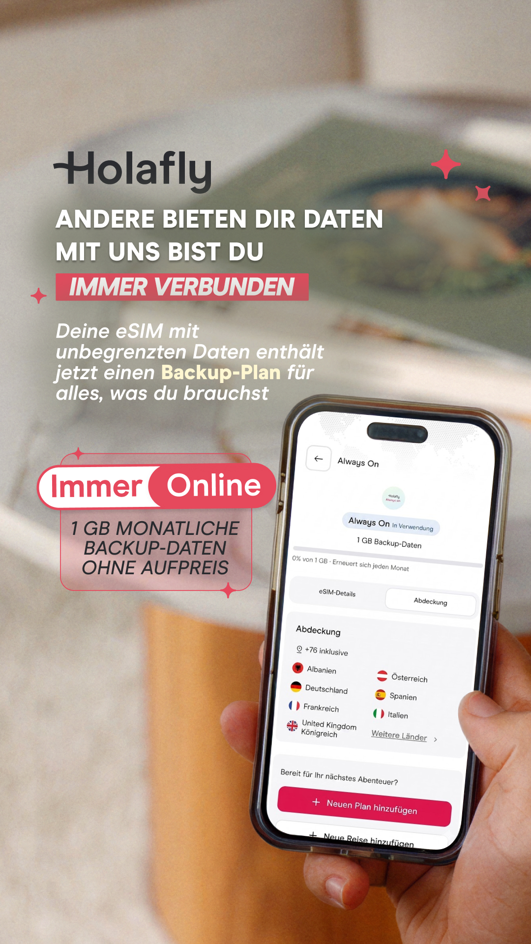Holafly - German Facebook ad