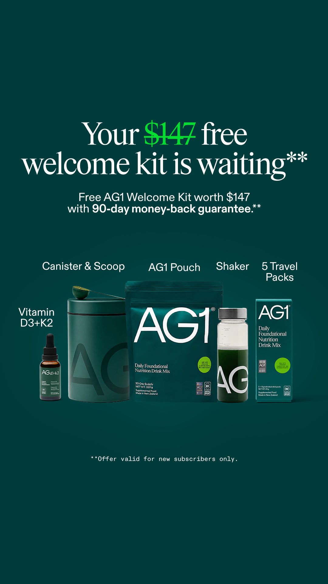 AG1 by Athletic Greens Facebook ad