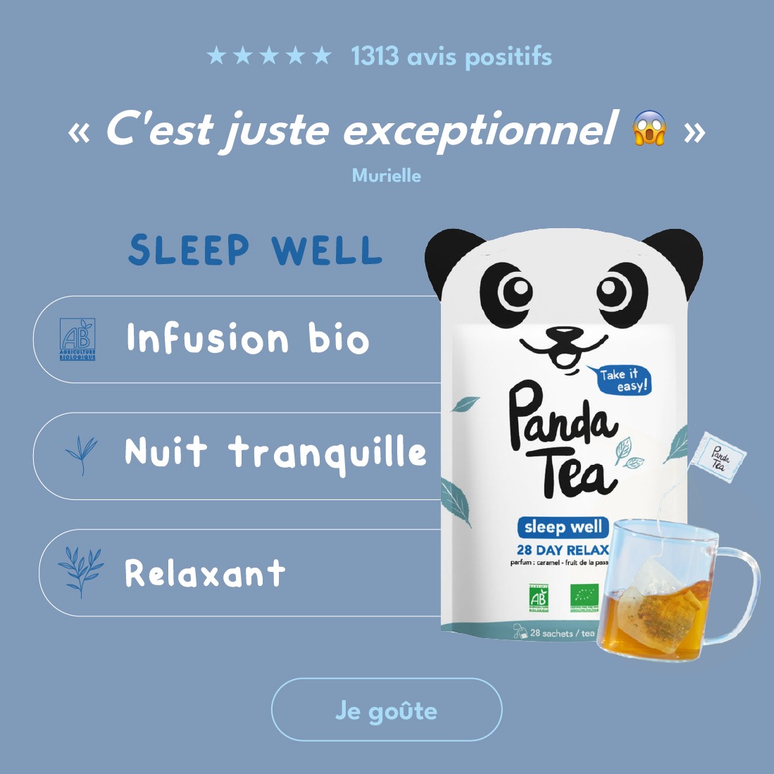 Panda Tea Facebook ad