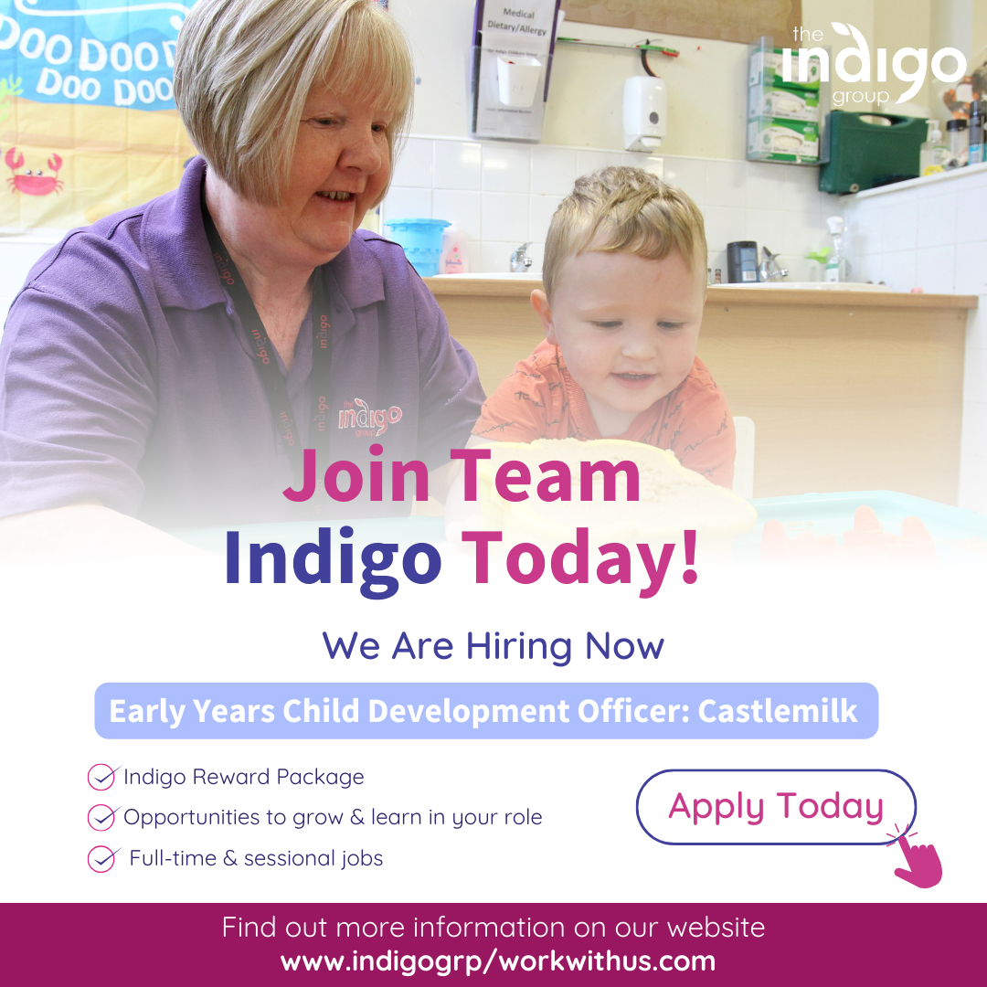 The Indigo Childcare Group Facebook ad: Home | Indigo