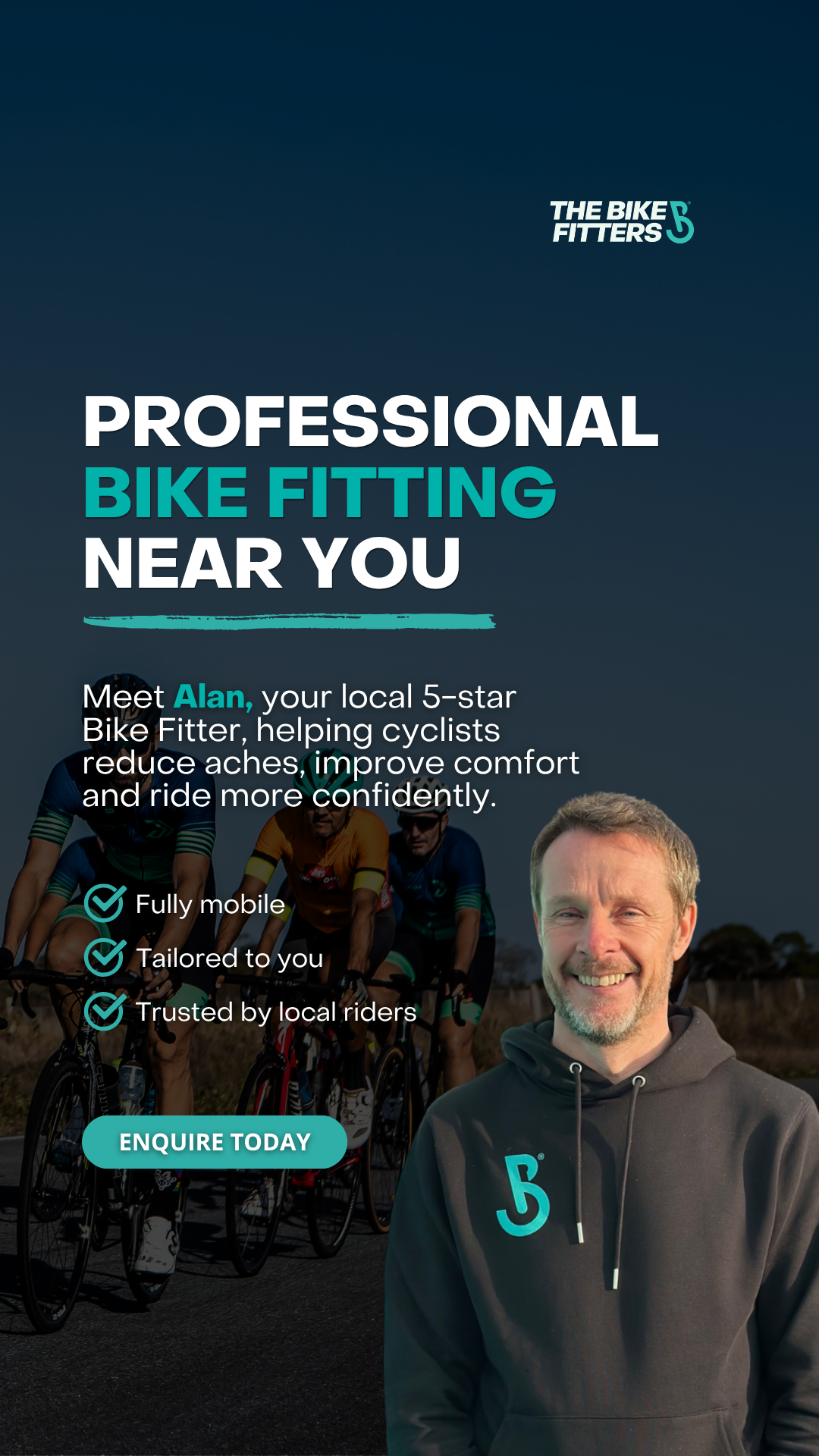 The Bike Fitters Facebook ad