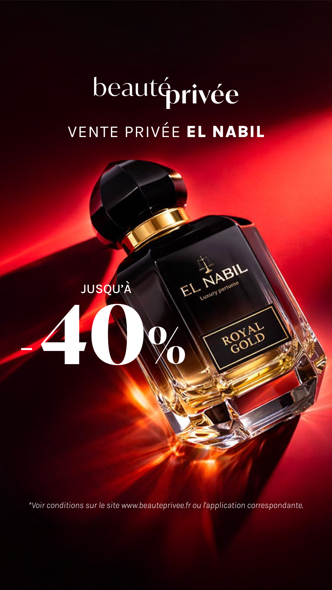 Beauté Privée Facebook ad