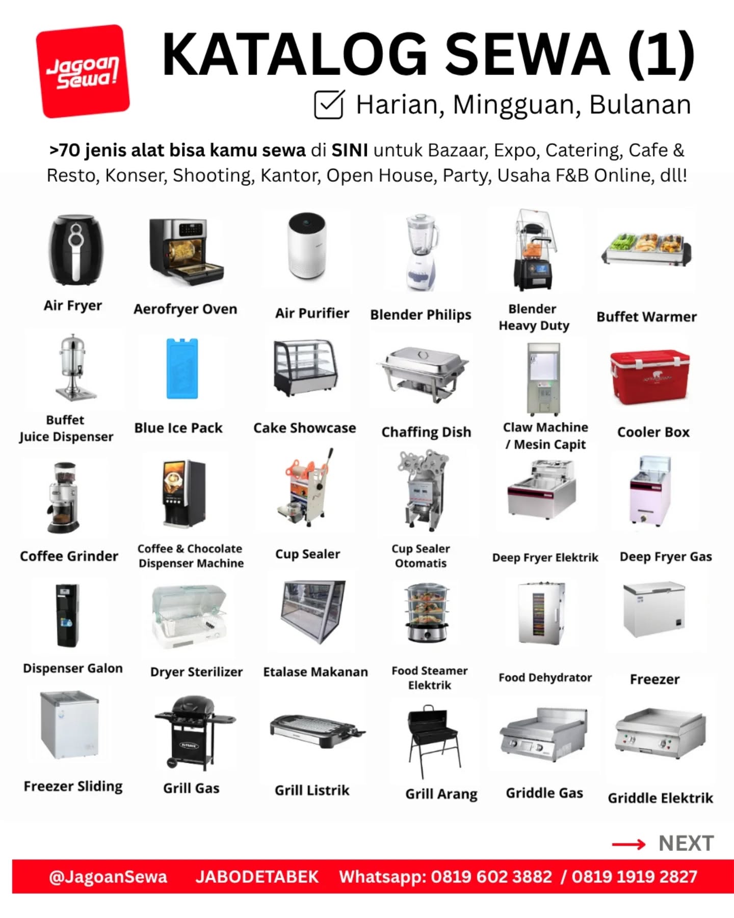 Jagoan SEWA Facebook ad