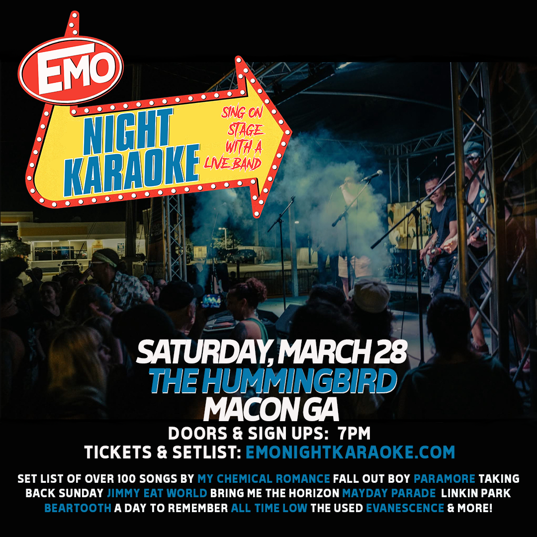 Emo Night Karaoke Facebook ad: Emo Night Karaoke Macon, GA