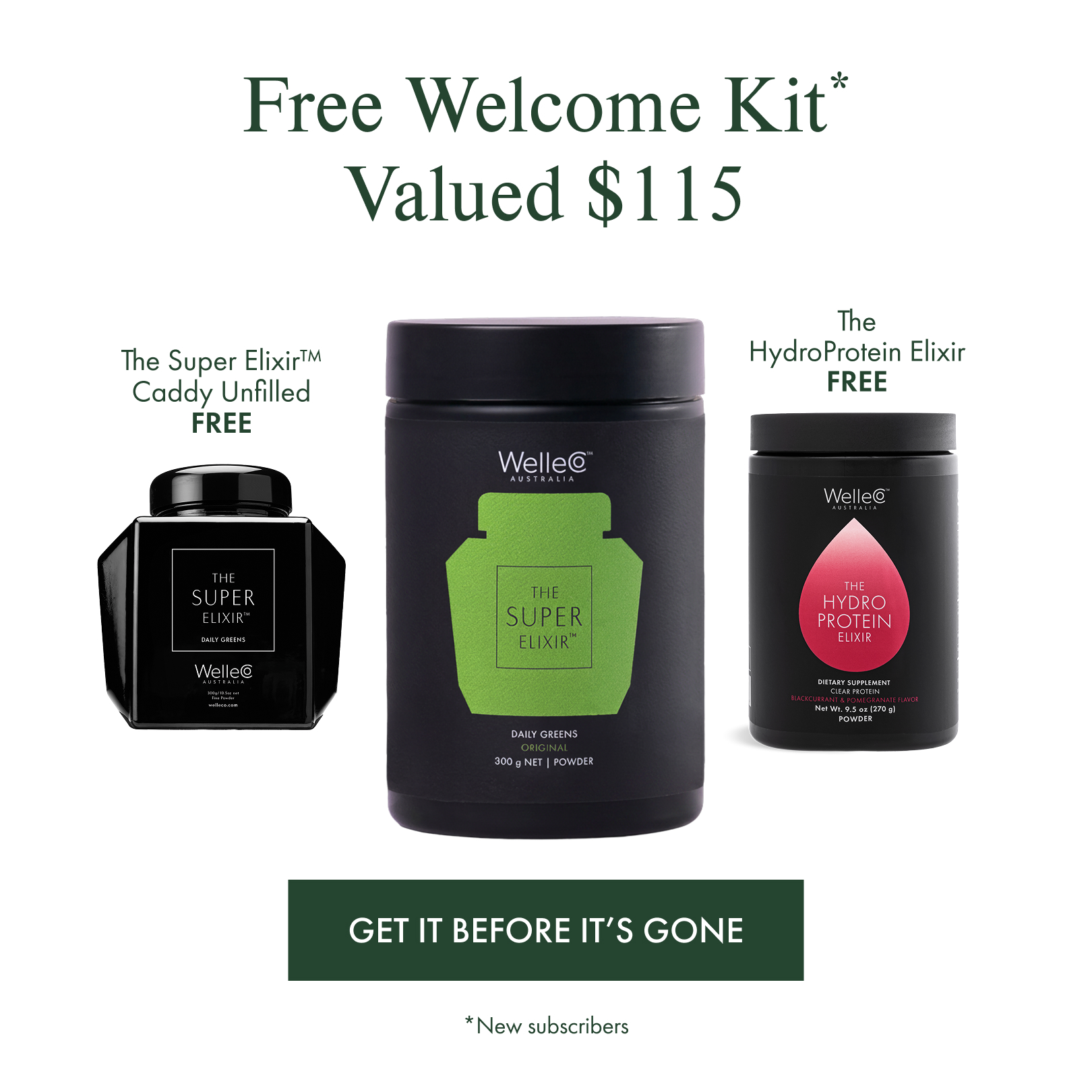 WelleCo Facebook ad