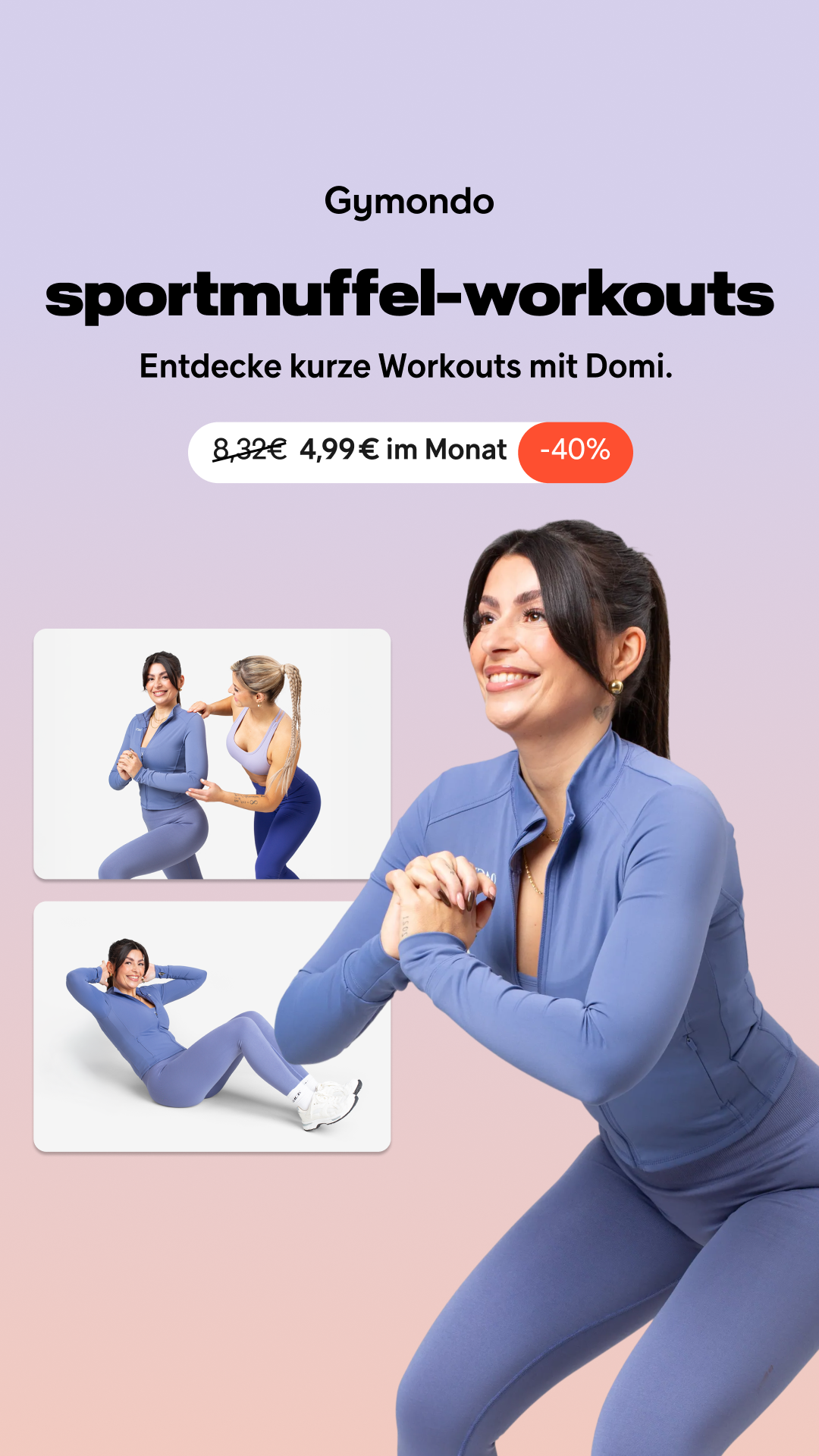 Gymondo Facebook ad