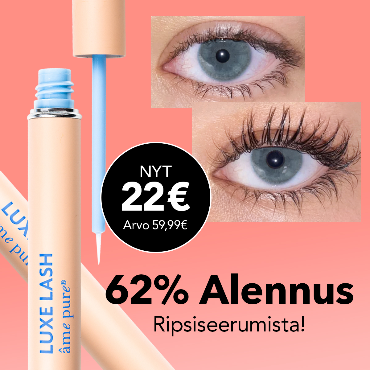 Glowgetter Suomi Facebook ad from May 27, 2025