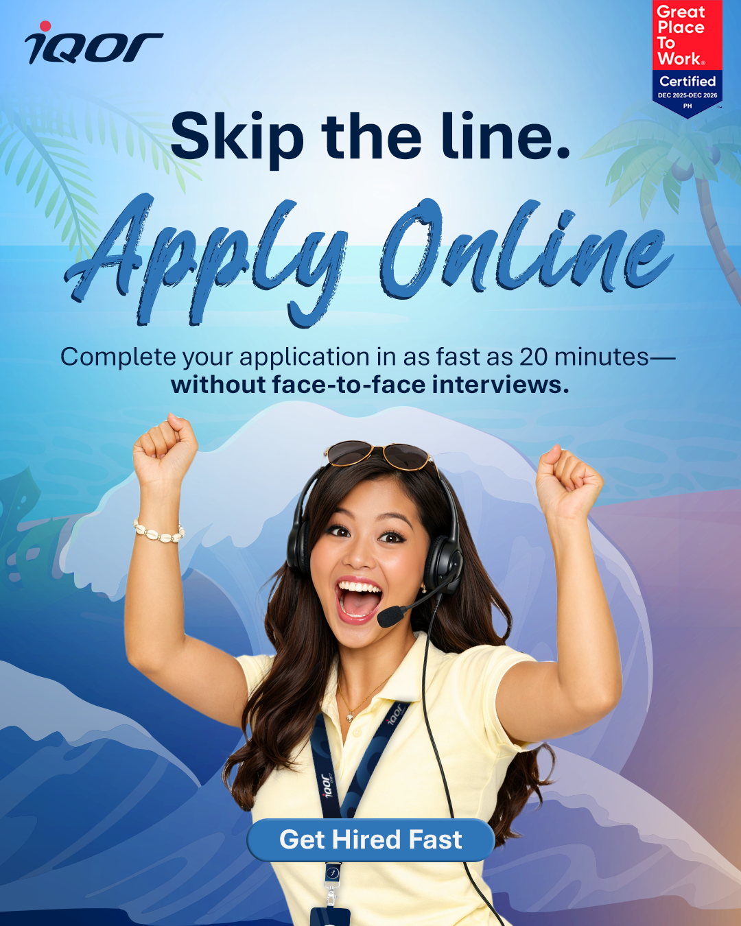 iQor Philippines Facebook ad