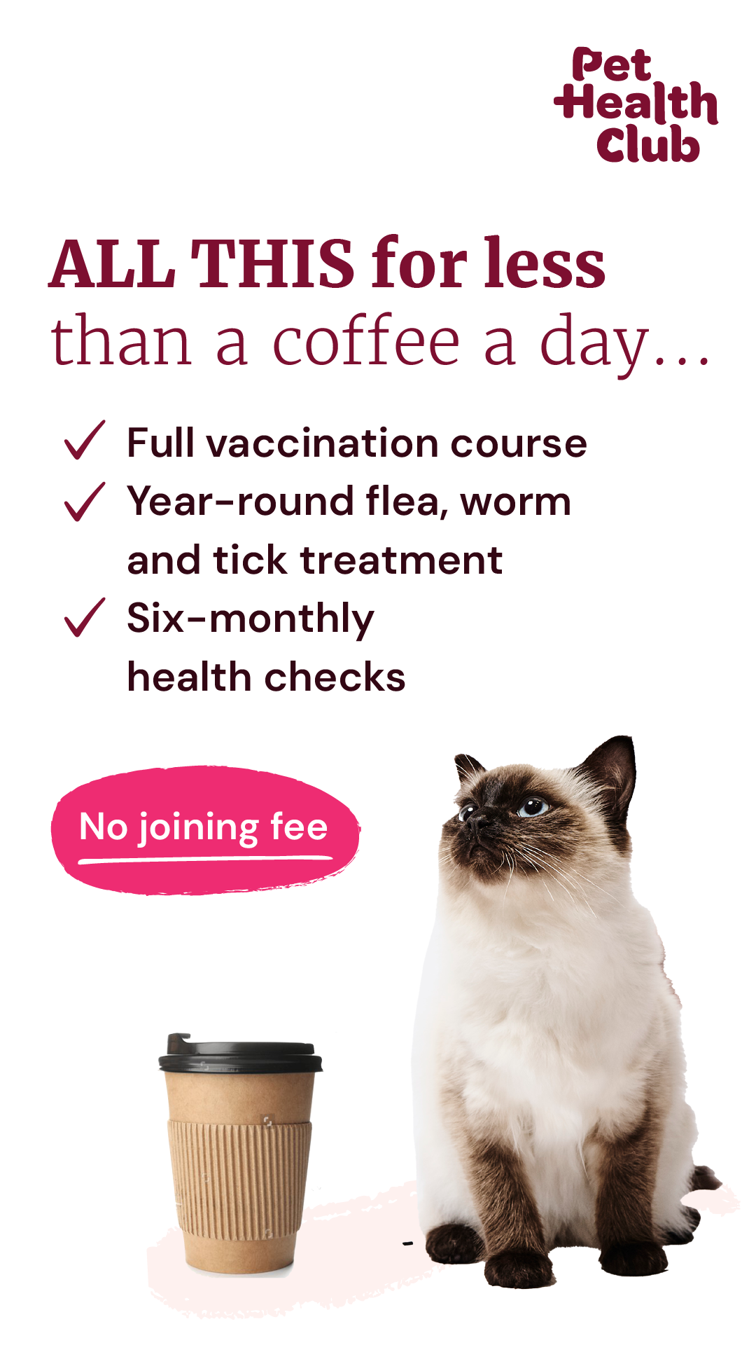 Pet Health Club Facebook ad from Mar 3, 2026
