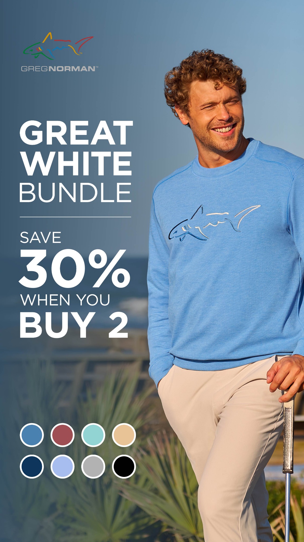 Greg Norman Collection Facebook ad from Jun 3, 2026