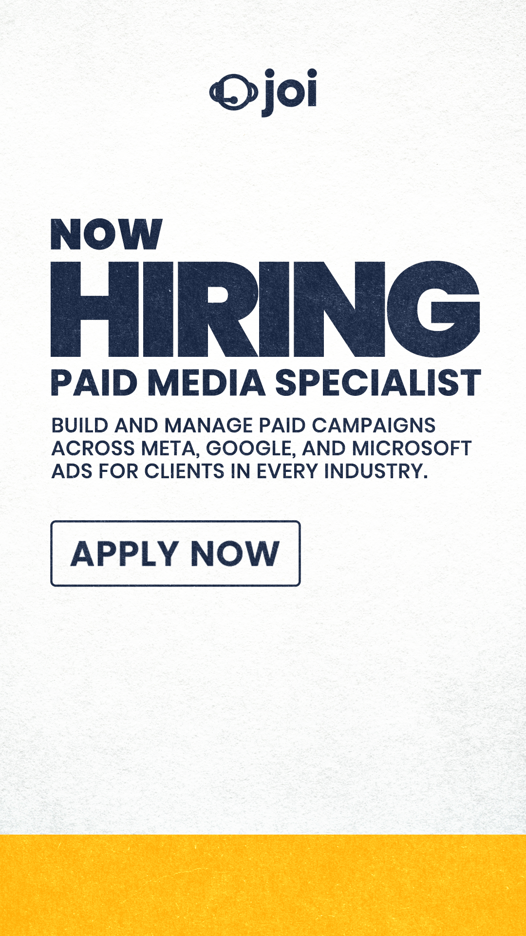 JOI Facebook ad from Aug 13, 2026