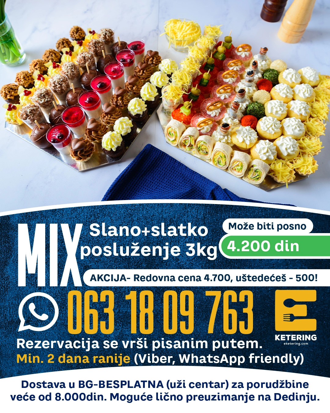 Eketering.rs Facebook ad: Odlično rešenje za sve PRIVATNE i POSLOVNE događaje…