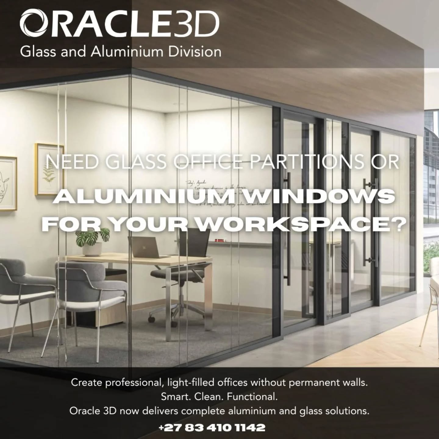 oracle3d_design Facebook ad: We make world class Glass and Aluminium doors…