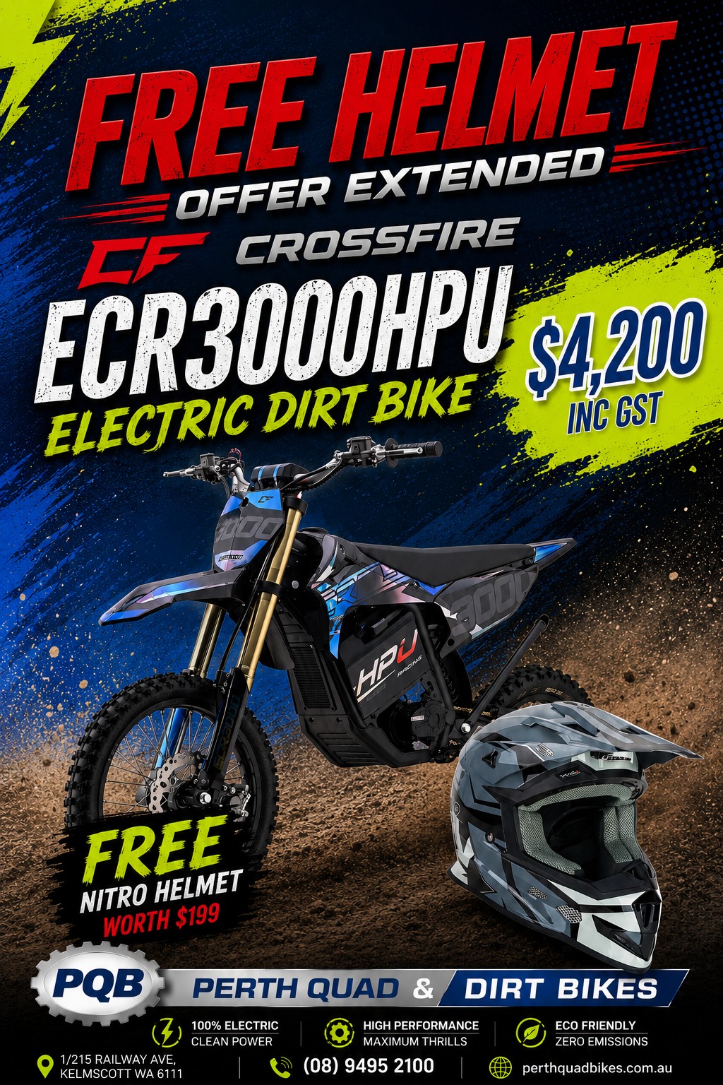 Perth Quad Bikes Facebook ad from Jul 8, 2026