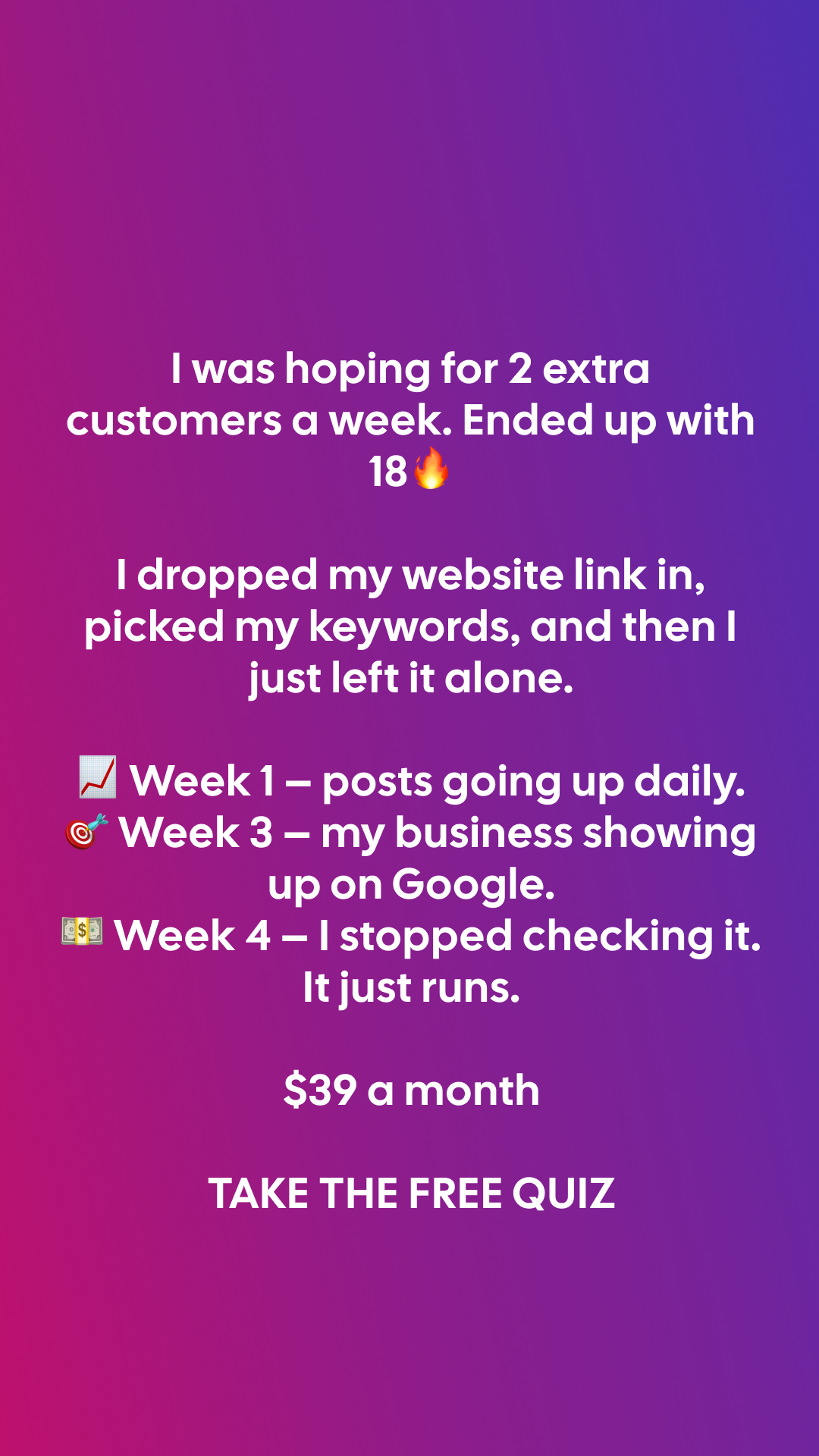 Soro SEO Facebook ad: Rank #1 on Google
