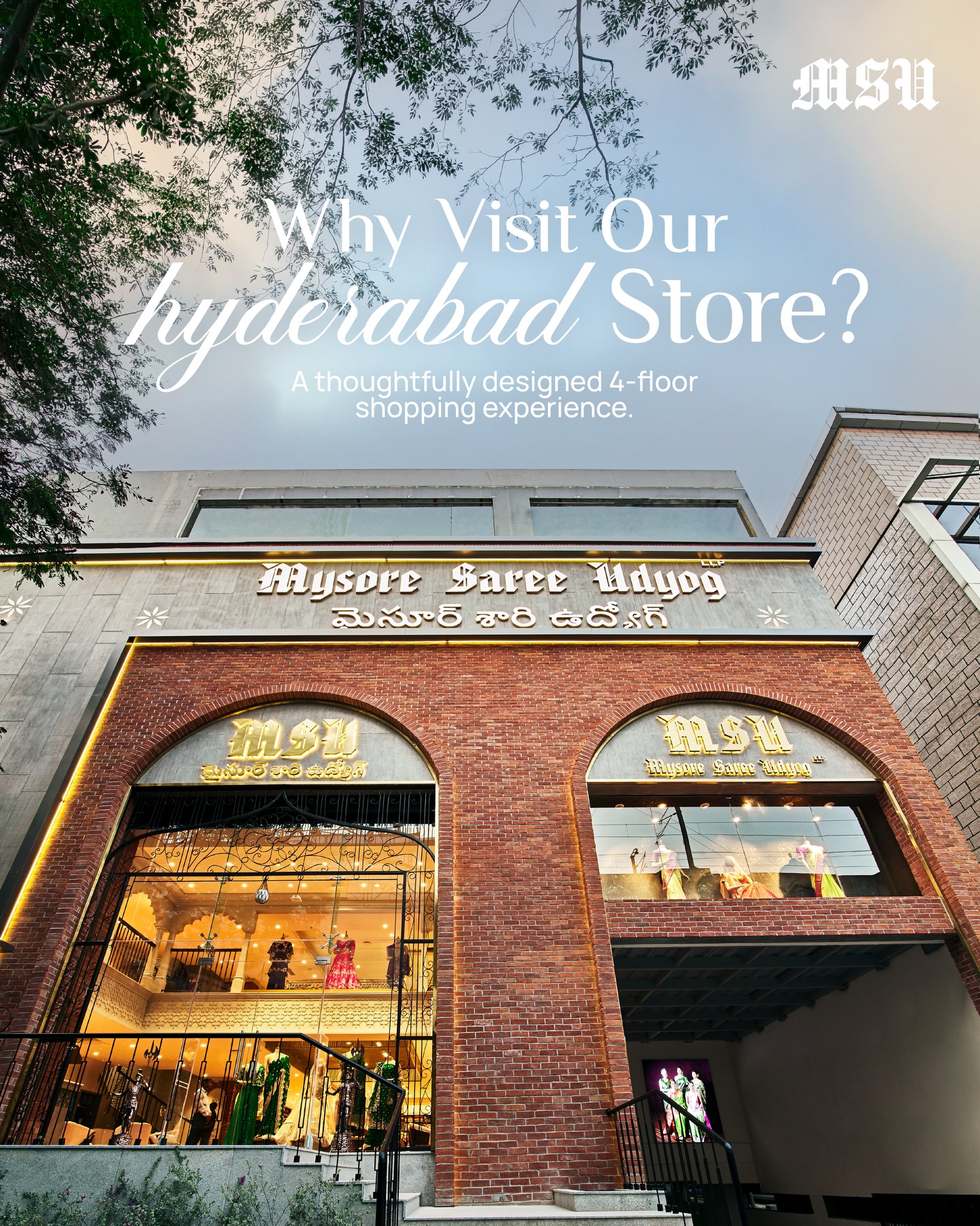 Mysore Saree Udyog Facebook ad
