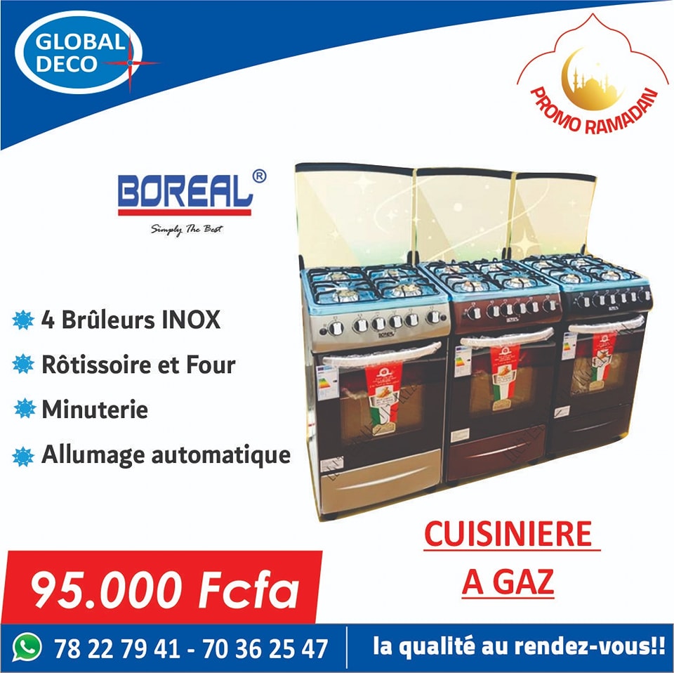 Global DECO PLUS Facebook ad: OFFRE PROMOTIONNELLE DES GAZINIERES