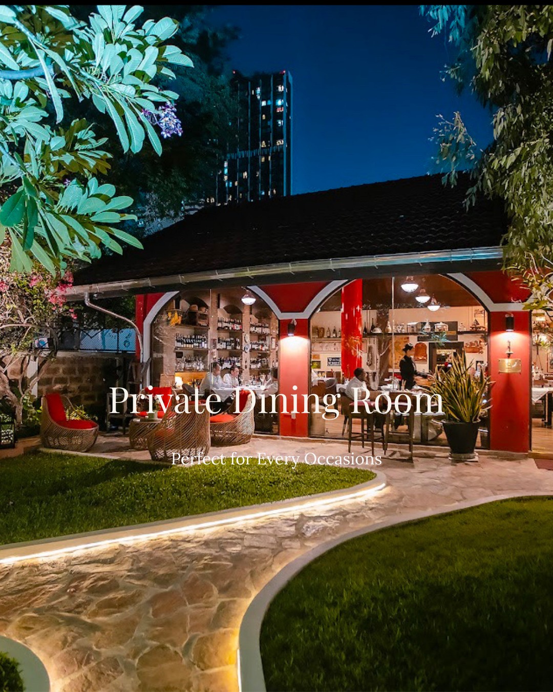 Enoteca Bangkok Facebook ad: Discover the charm of our private dining room…