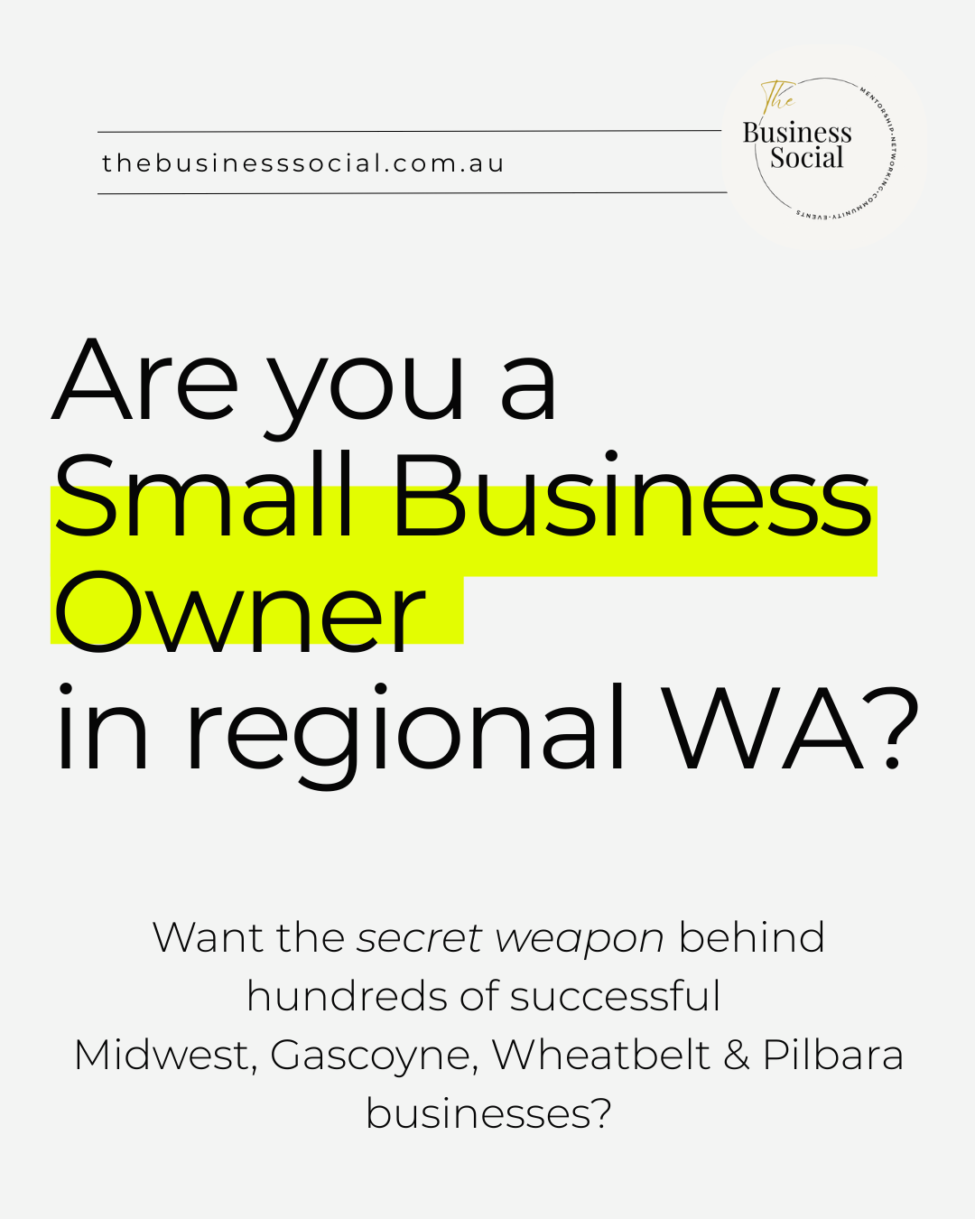 The Business Social Facebook ad