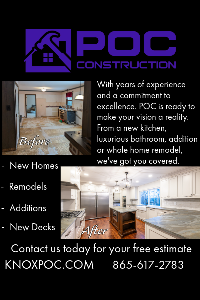 POC Construction Facebook ad: Licensed and insured general contractor serving the…