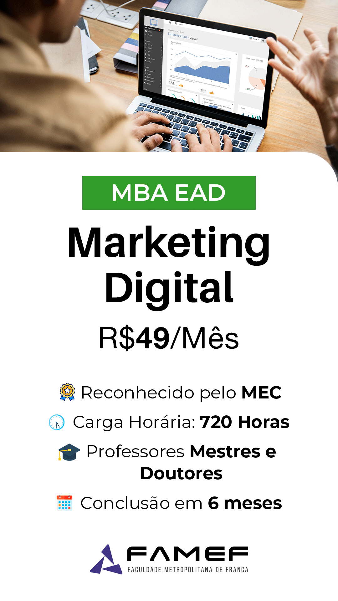 Famef Facebook ad