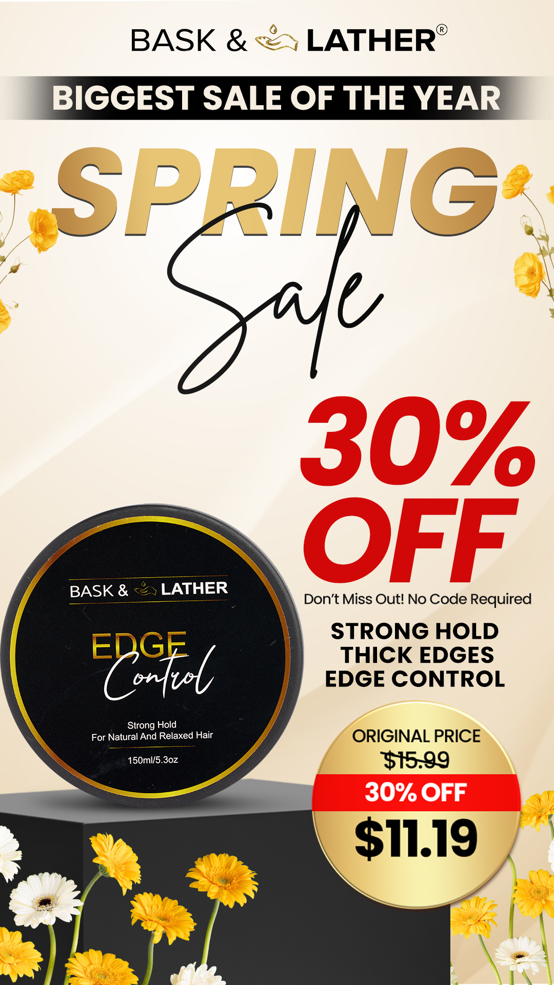 Bask & Lather Co Facebook ad