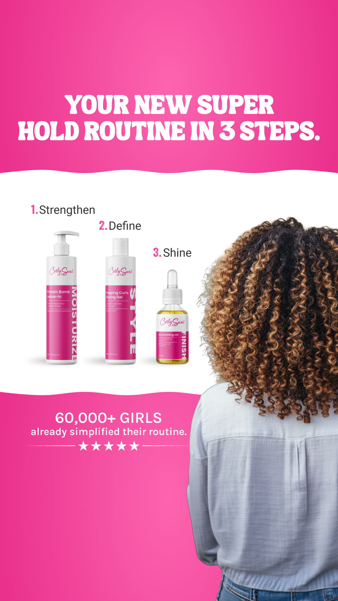 Curly Secret Facebook ad