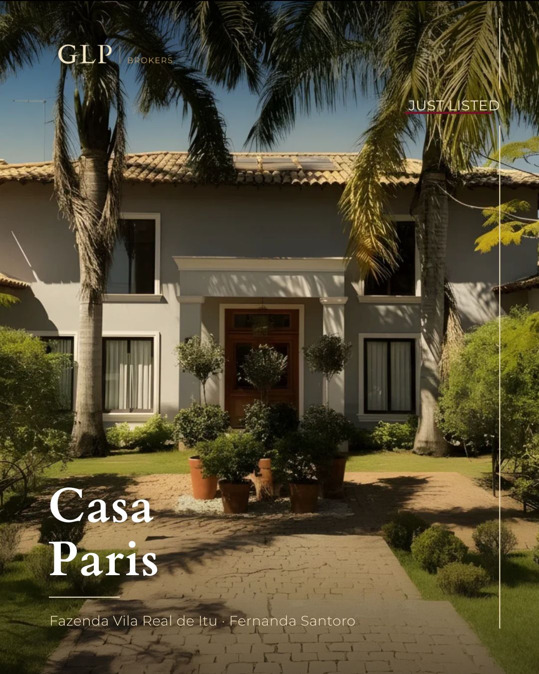 glp_brokers Facebook ad: Linguagem toscana. Alma contemporânea.