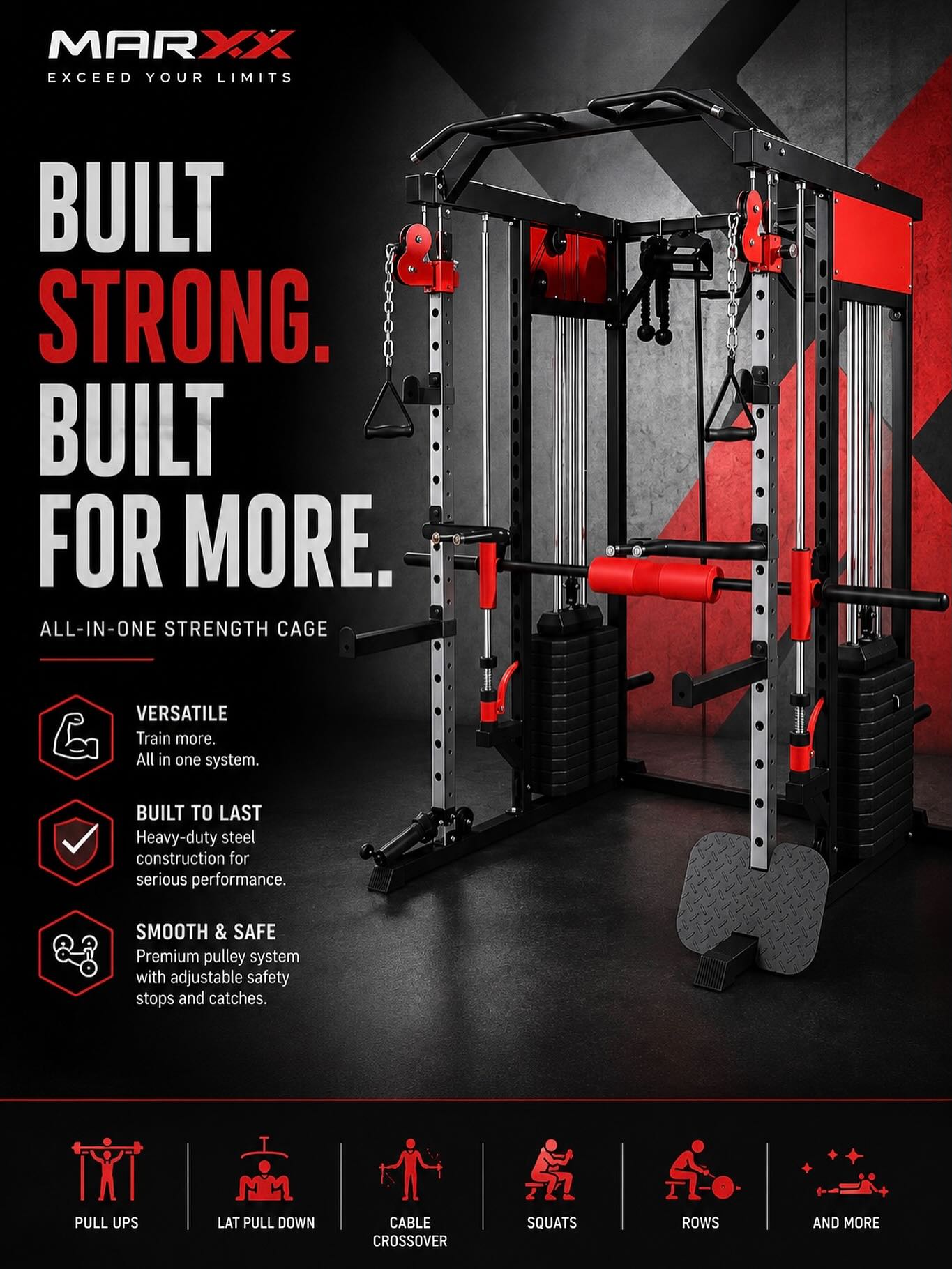 Marxx Fitness Facebook ad: One system. Endless possibilities.