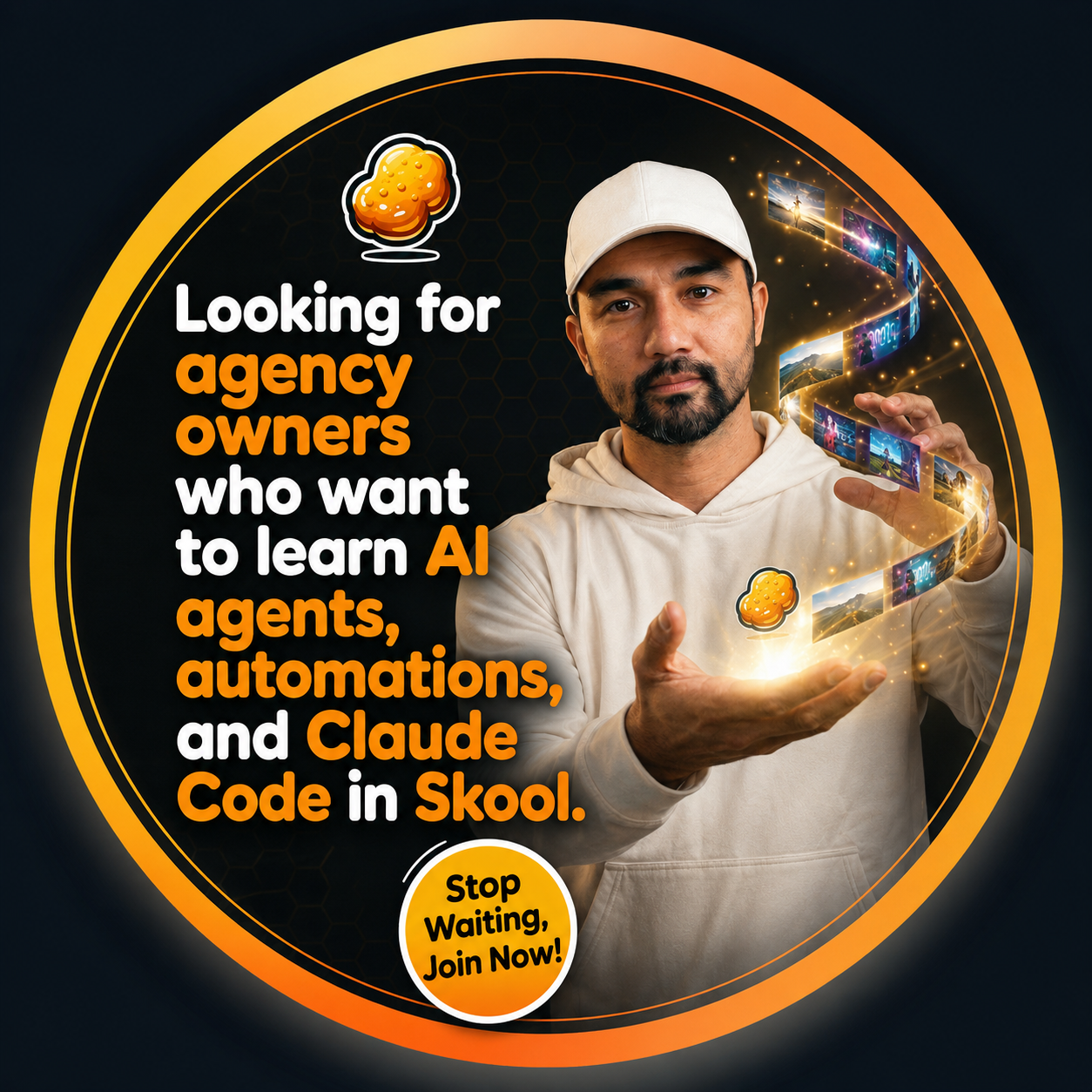 Skool Facebook ad