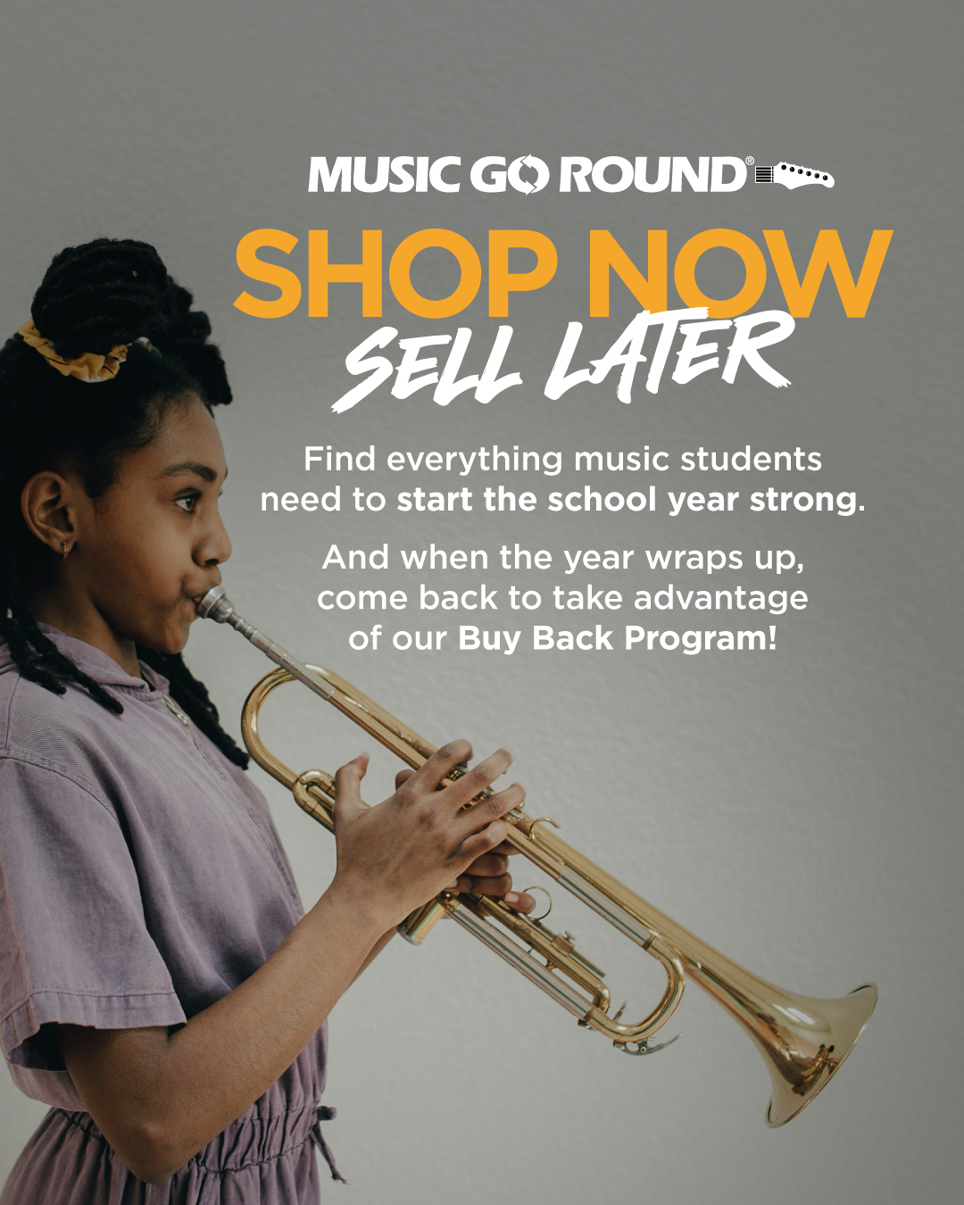 Music Go Round Columbus Facebook ad: Find their school-year sound here