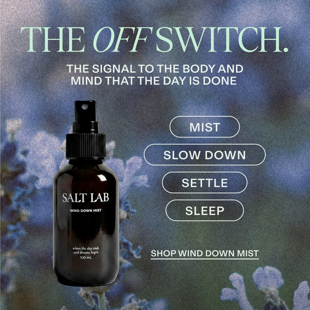 Salt Lab Facebook ad: Your new wind down ritual