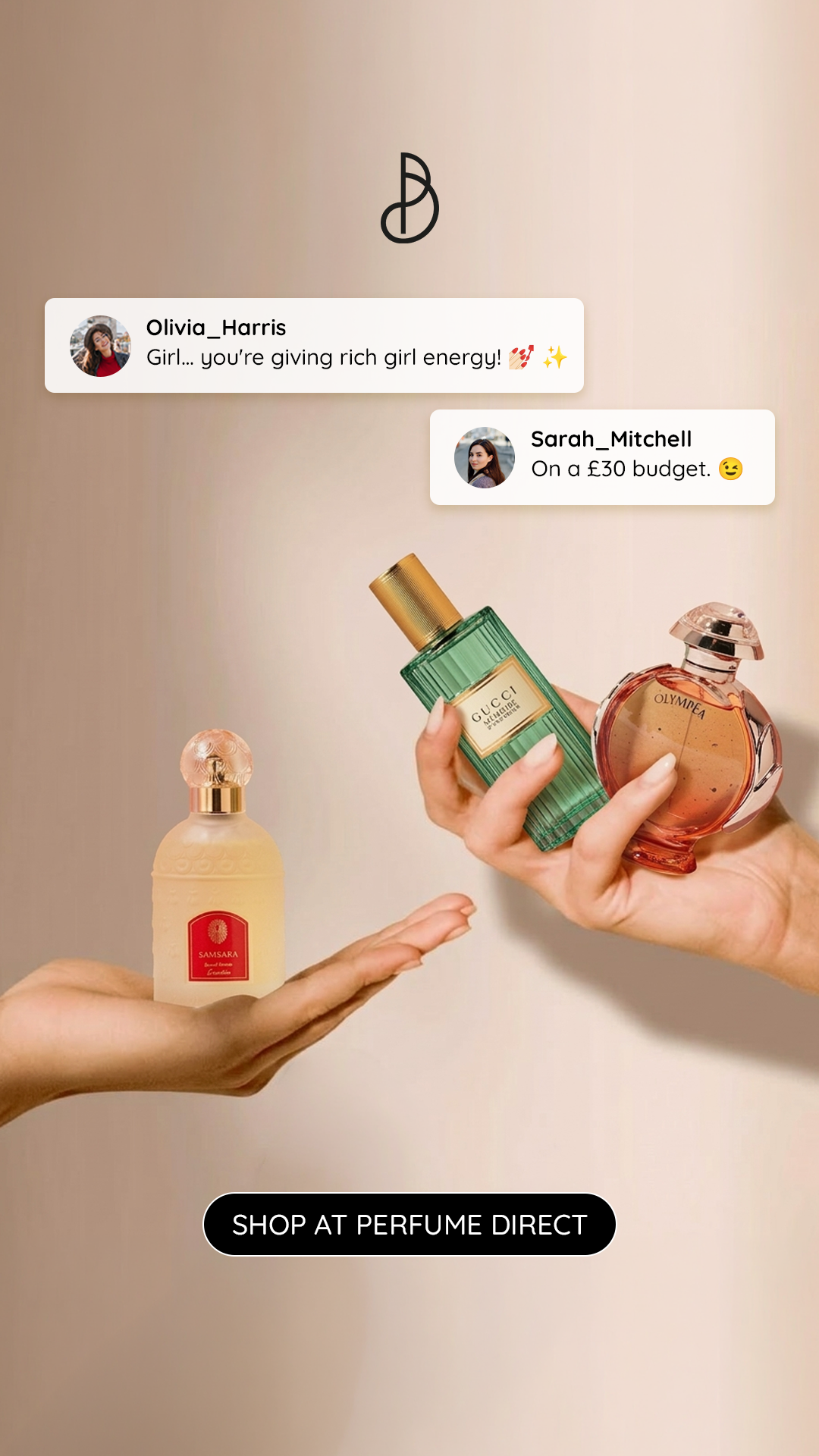 Perfume Direct Facebook ad from Mar 30, 2026