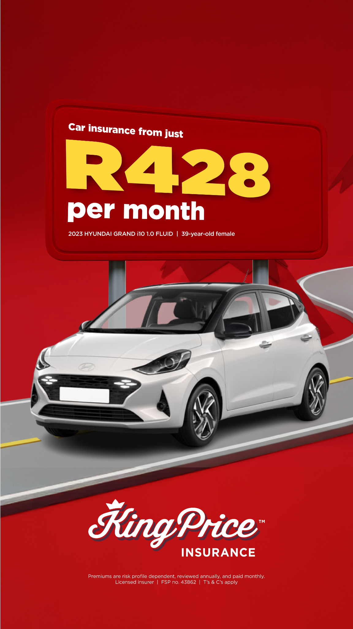 King Price Insurance Facebook ad