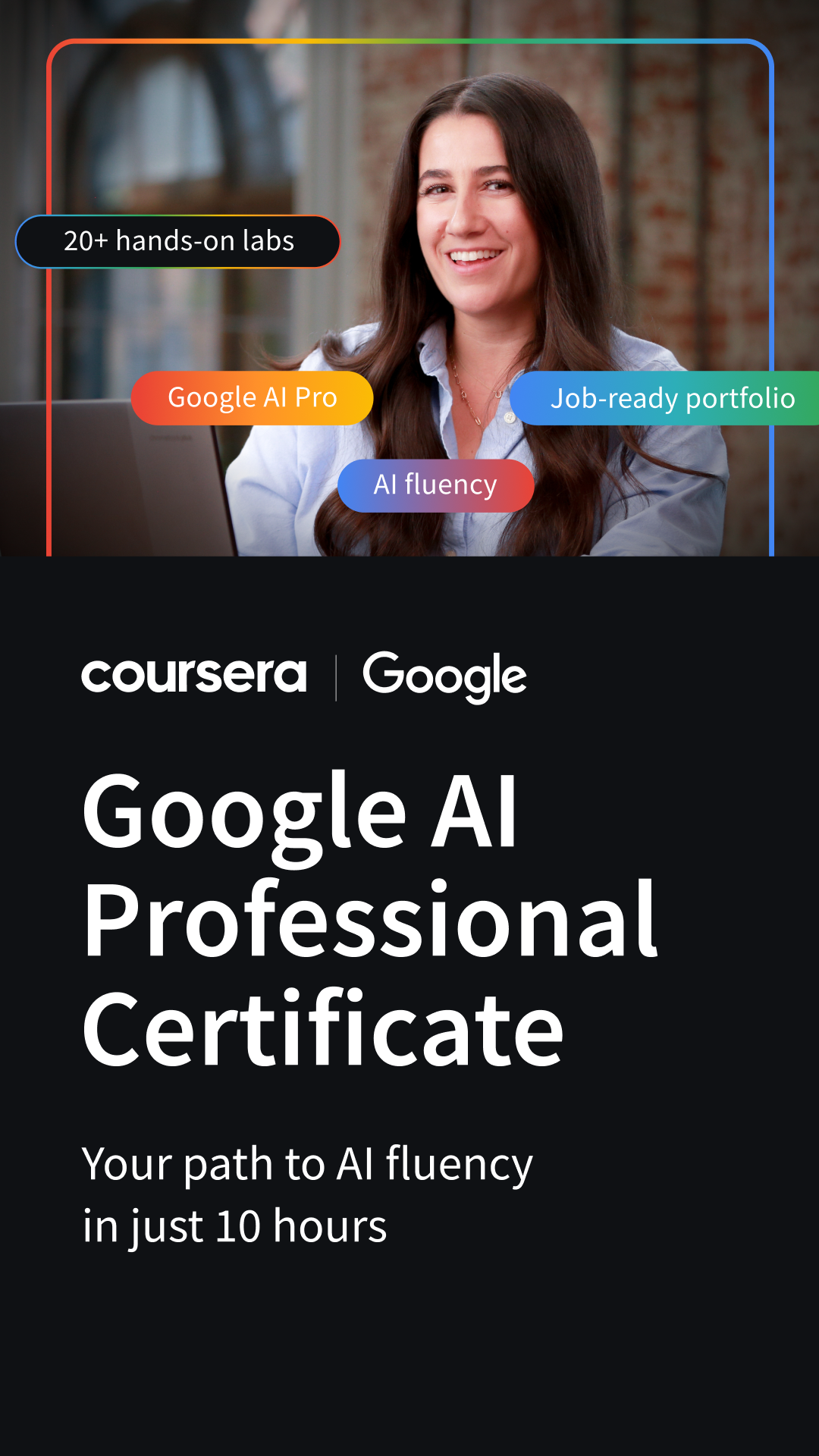 Coursera Facebook ad