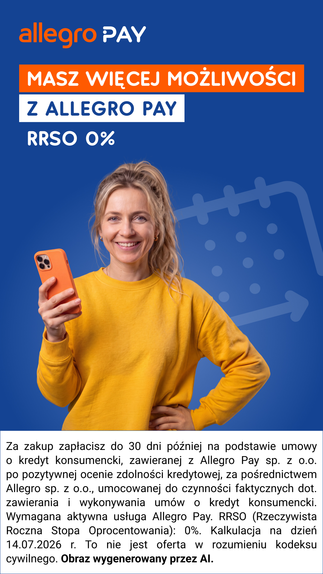 Allegro Facebook ad from Aug 10, 2026