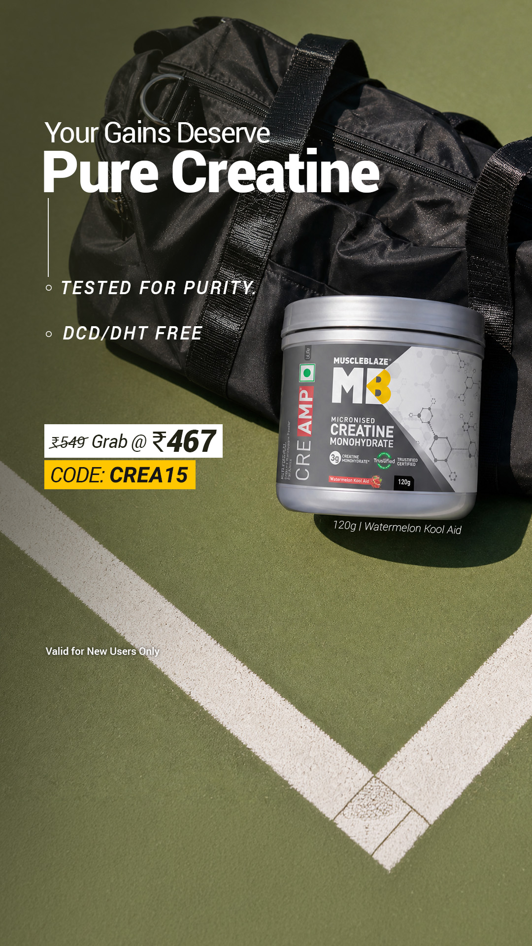 MuscleBlaze Facebook ad