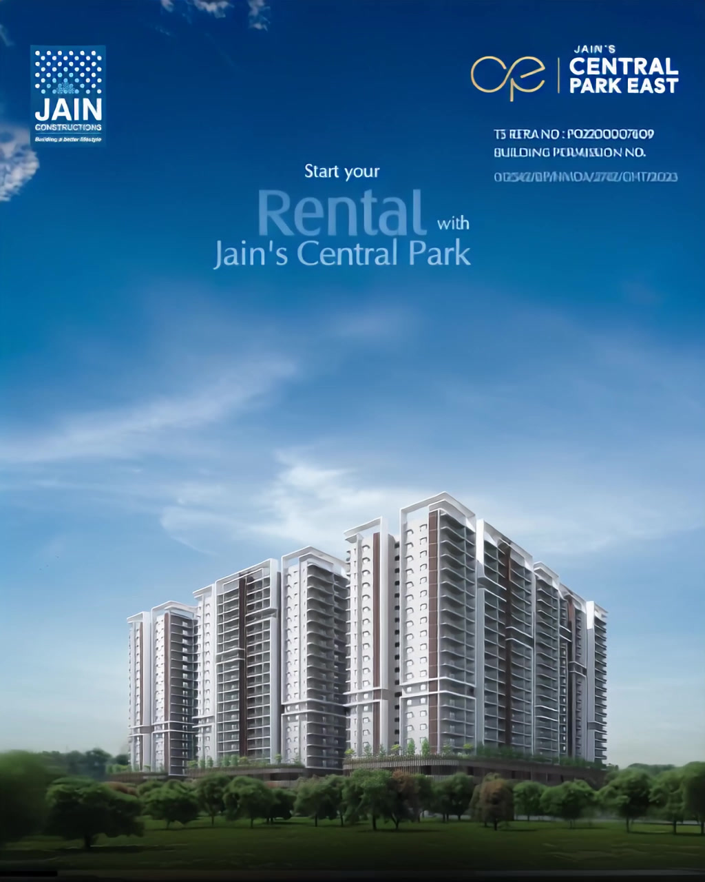 Jain Central Park East Facebook ad