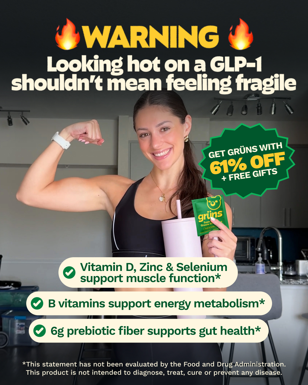 Grüns Facebook ad