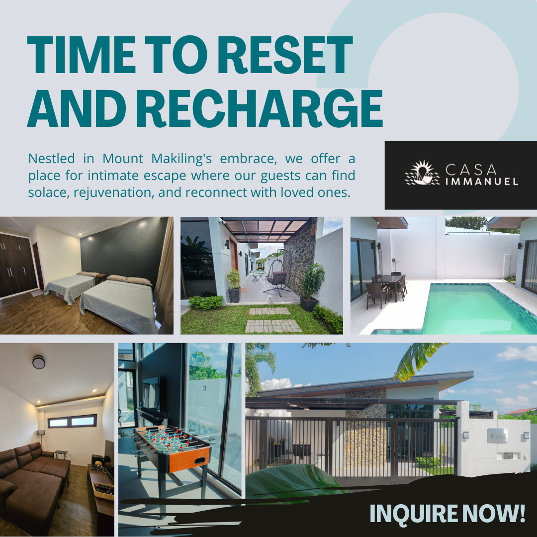 Casa Immanuel Facebook ad: Book now!
