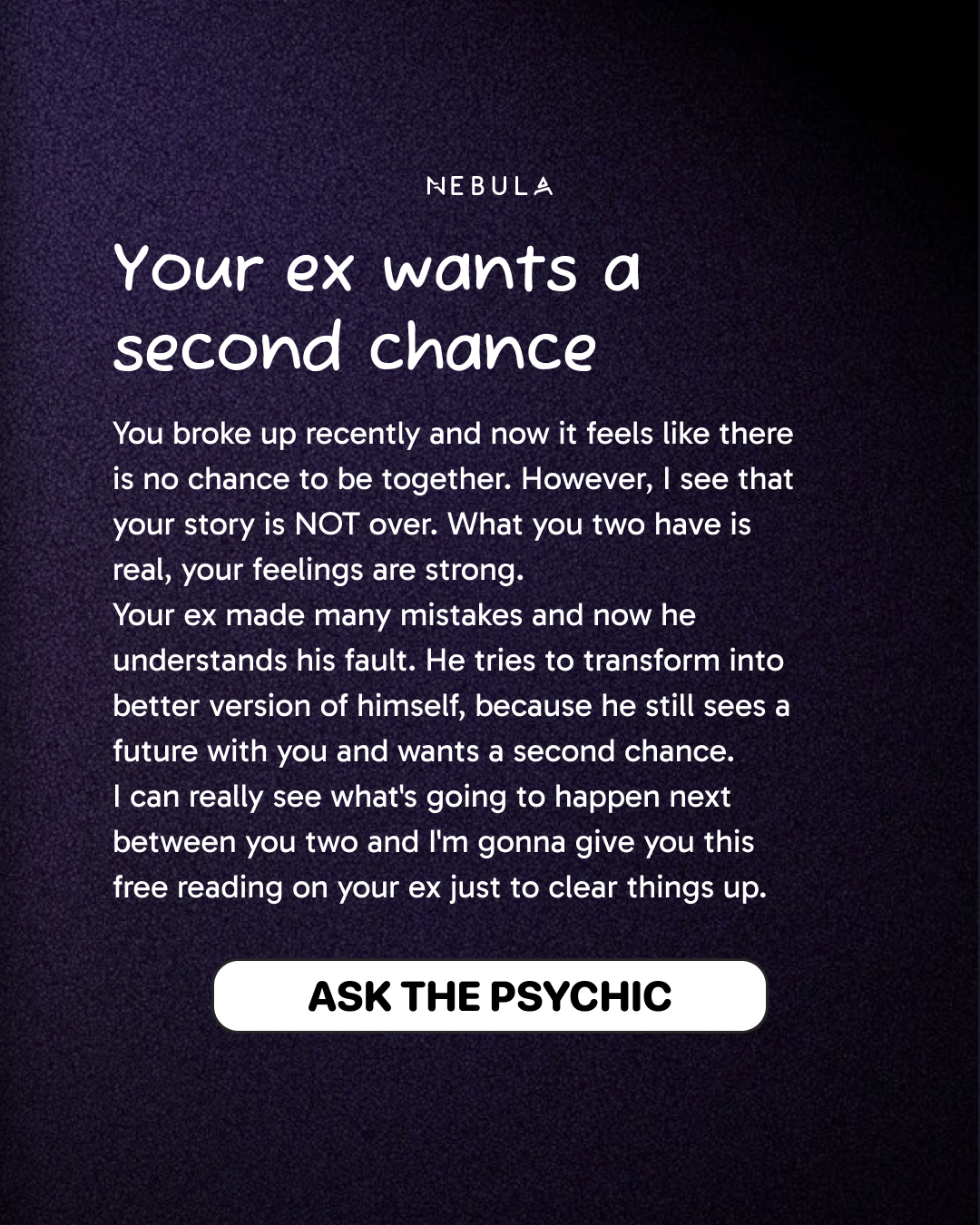 Your Relationship Advisor Facebook ad