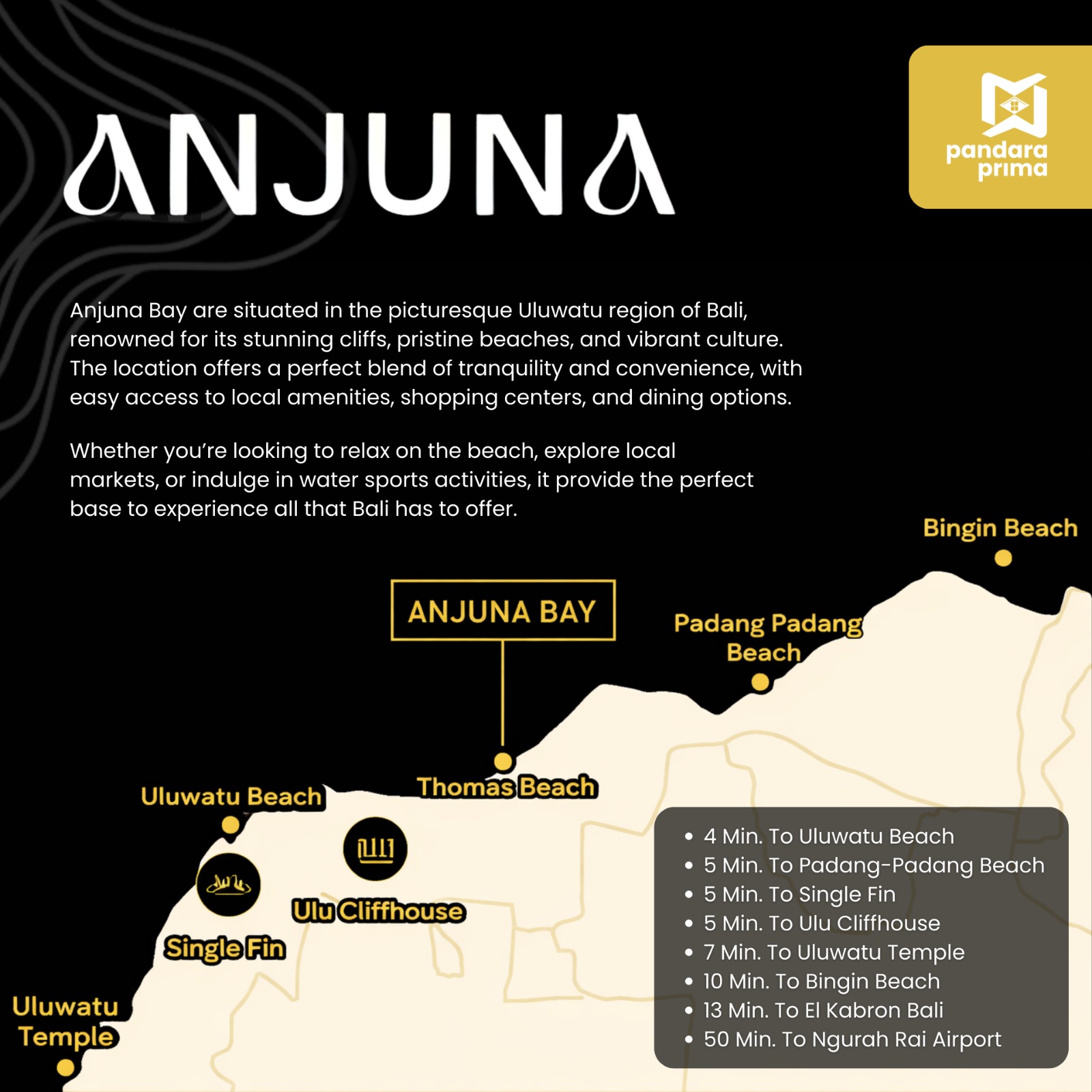 Pandara Prima Facebook ad: Discover Anjuna Bay, Uluwatu’s First Walkable Tropical…